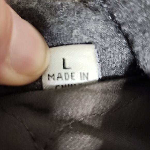 Levi's Mens Faux Leather Hooded Racer Jacket Size Large - Picture 8 of 14